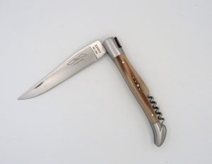 LAGUIOLE 2 PCES CORNE FLAMMEE