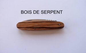 NAVETTE 1P BOIS DE SERPENT