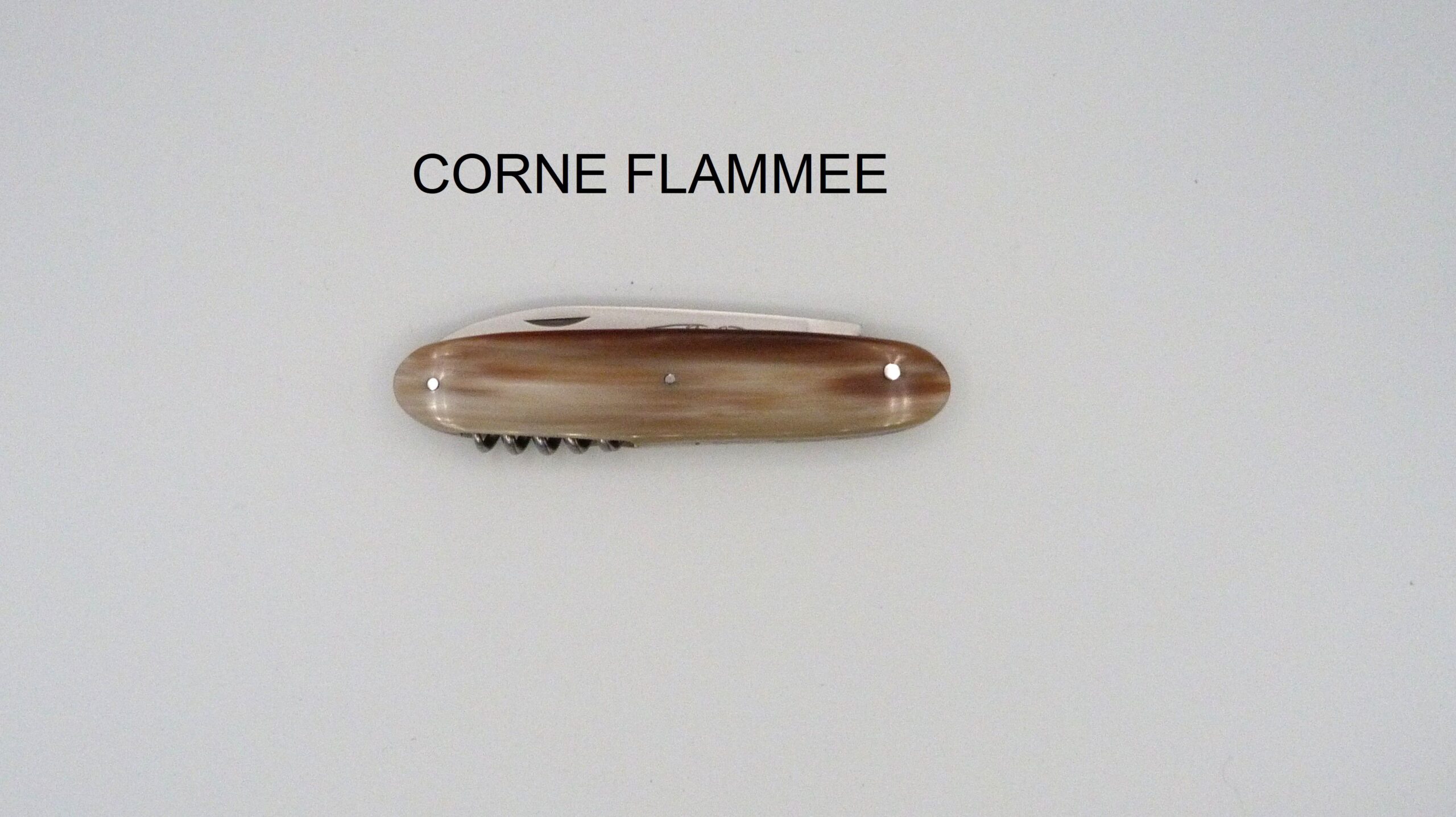 NAVETTE 2 PCES CORNE FLAMMEE